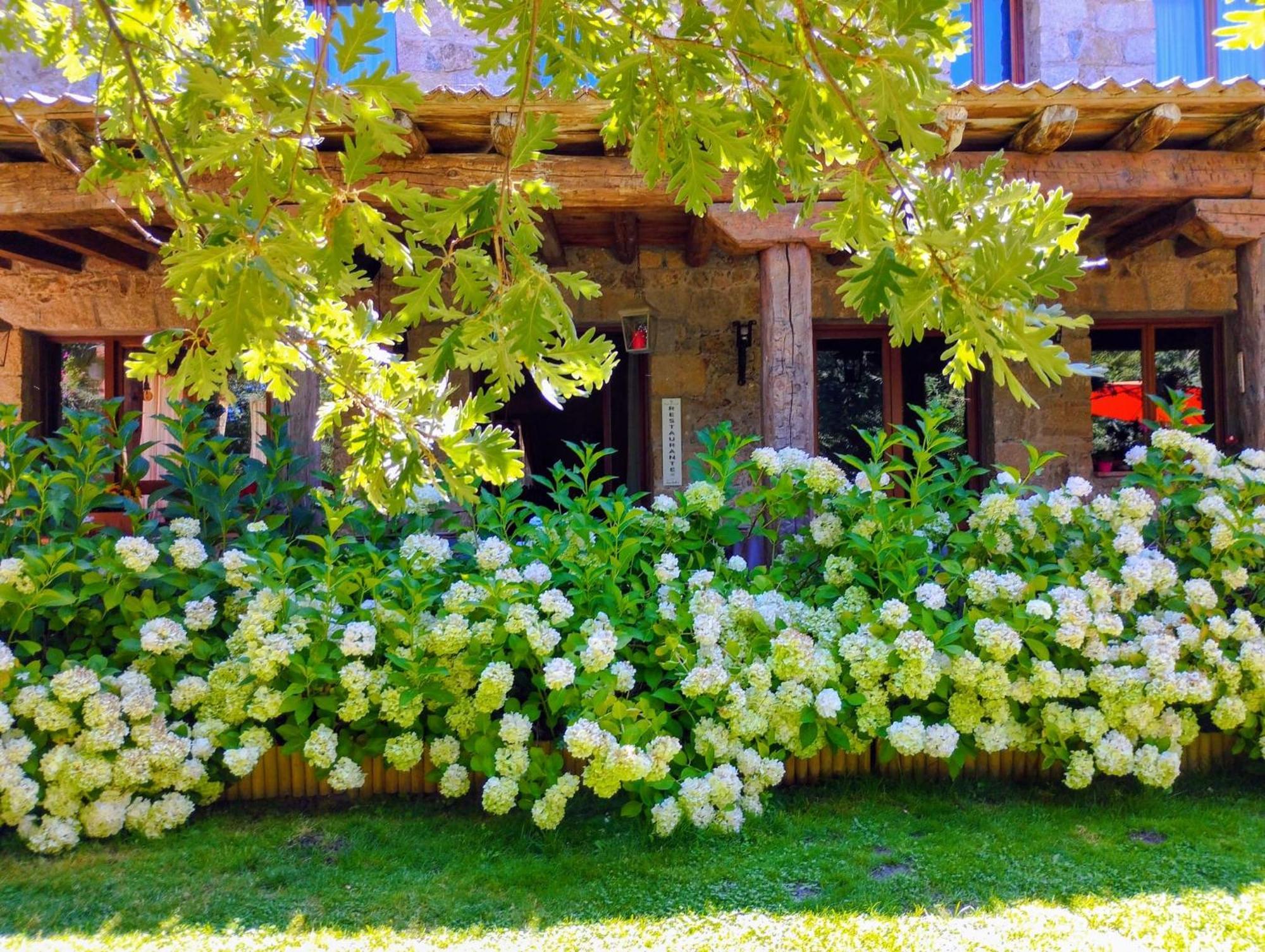 Posada Restaurante Fuenteplateada Collado Hermoso Dış mekan fotoğraf